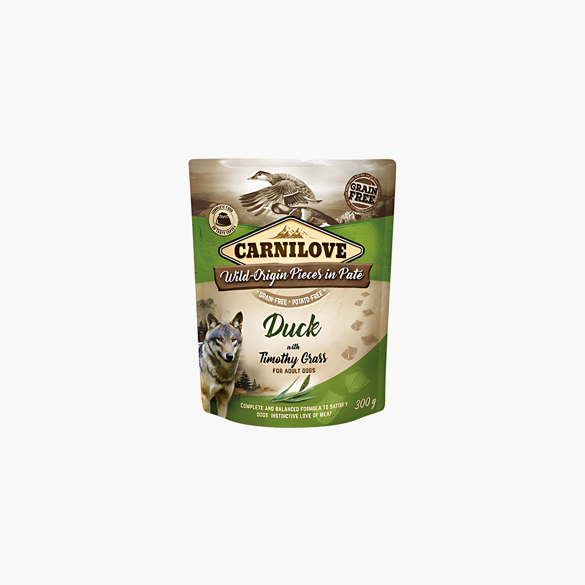 Carnilove Dog Pouch Eend / Timothy Gras - Pet Global Shop