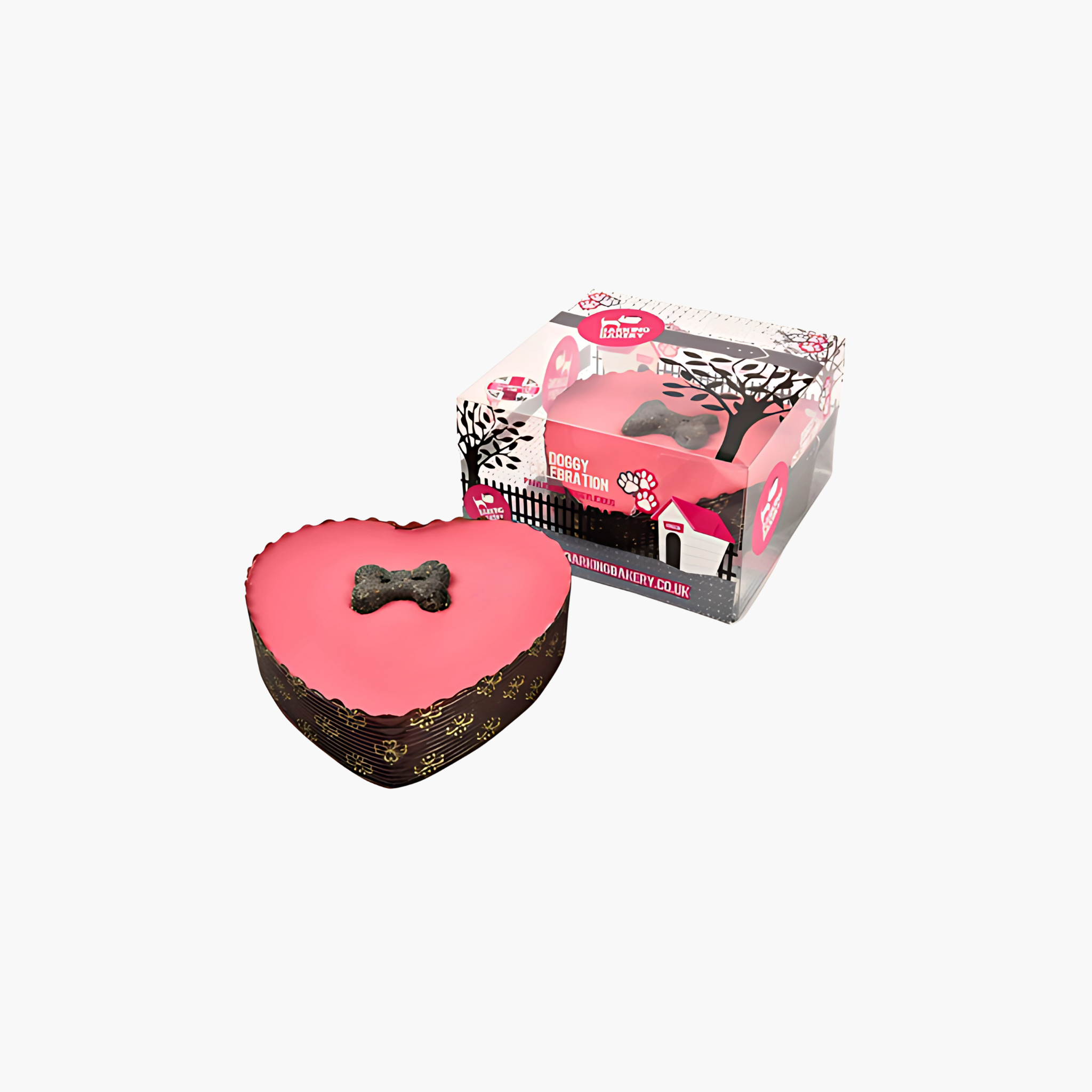 The Barking Bakery Hondentraktatie – Roze – hoogwaardige productfoto | PetGlobalShop