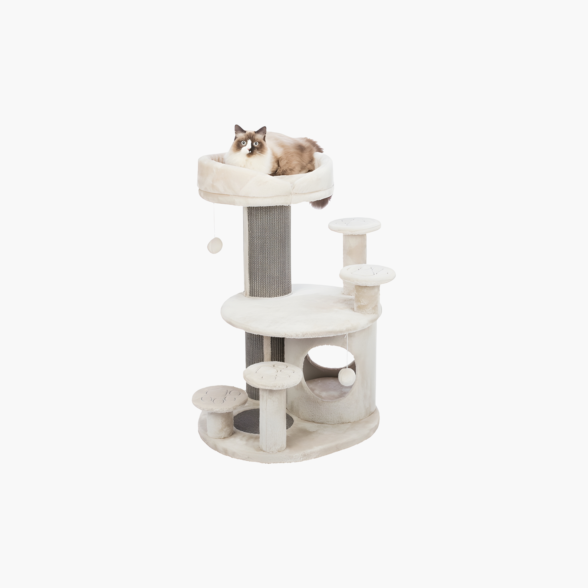 Trixie Cat Tree Emil Light Grey