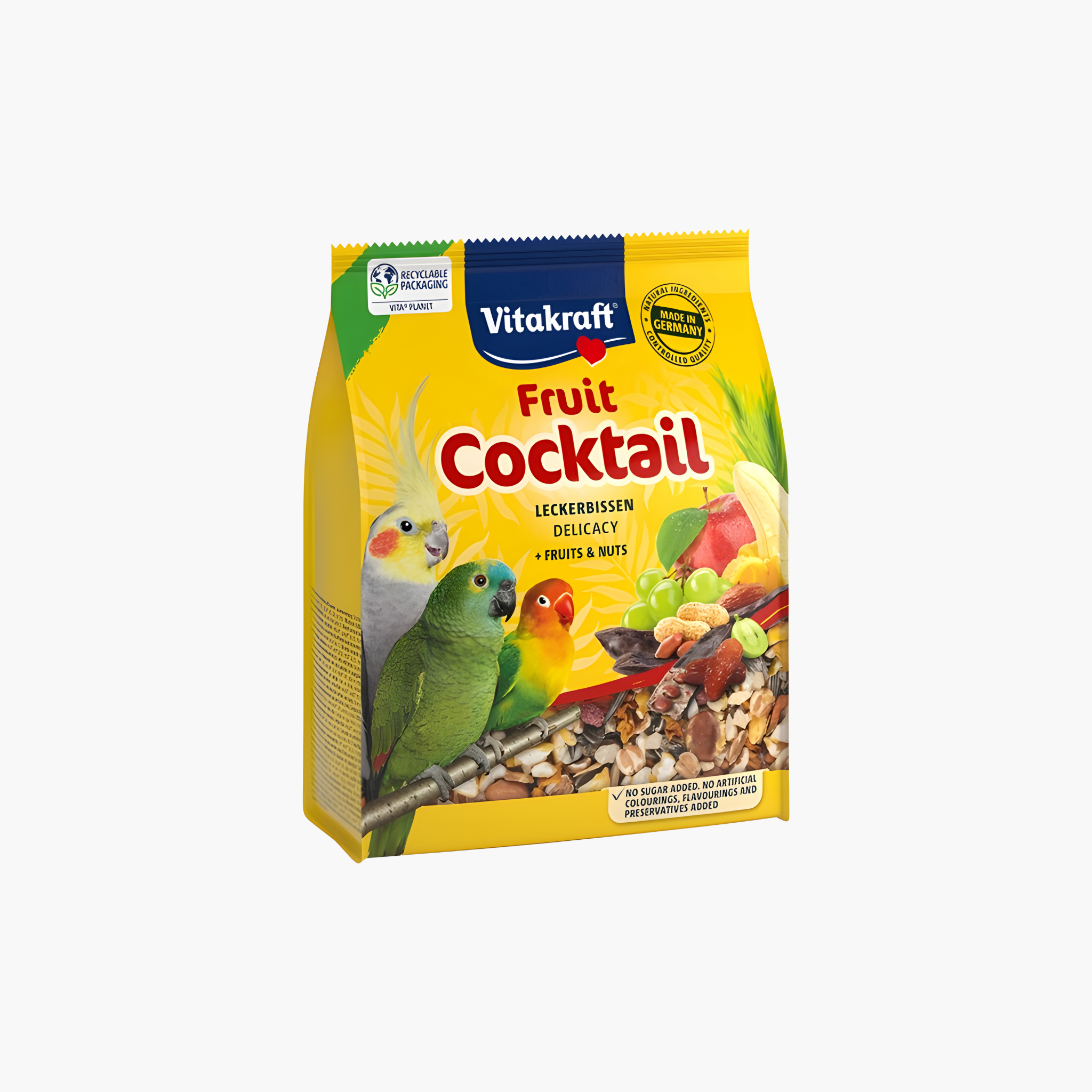 Vitakraft Parkiet / Agapornis Fruit Cocktail Delicacy Fruits / Nuts - Pet Global Shop