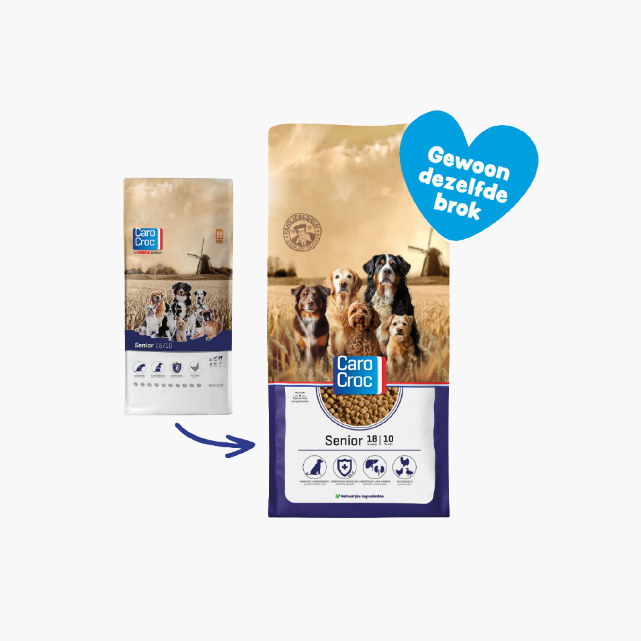 Carocroc Senior Silver 18/10 - Pet Global Shop