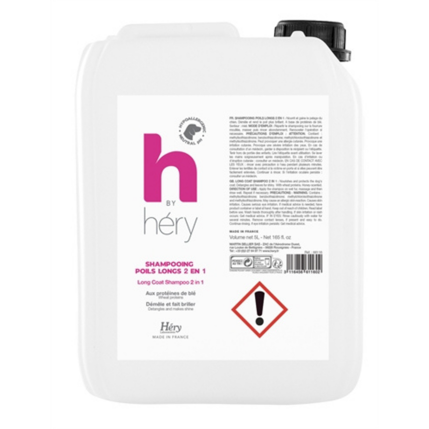 Hery H By Hery Shampoo Hond Voor Lang Haar