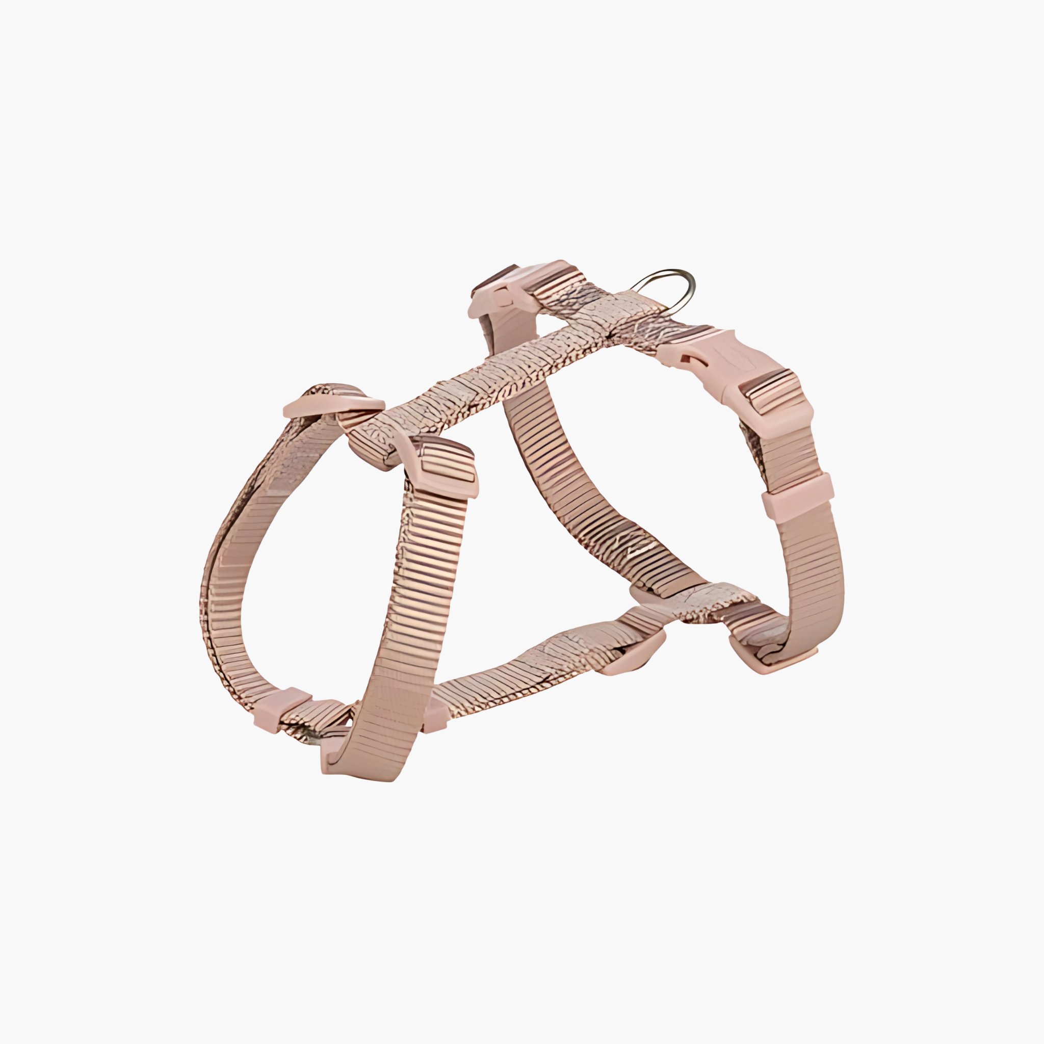Trixie Premium H-tuig voor honden in blush roze – verstelbaar en comfortabel hondentuig
