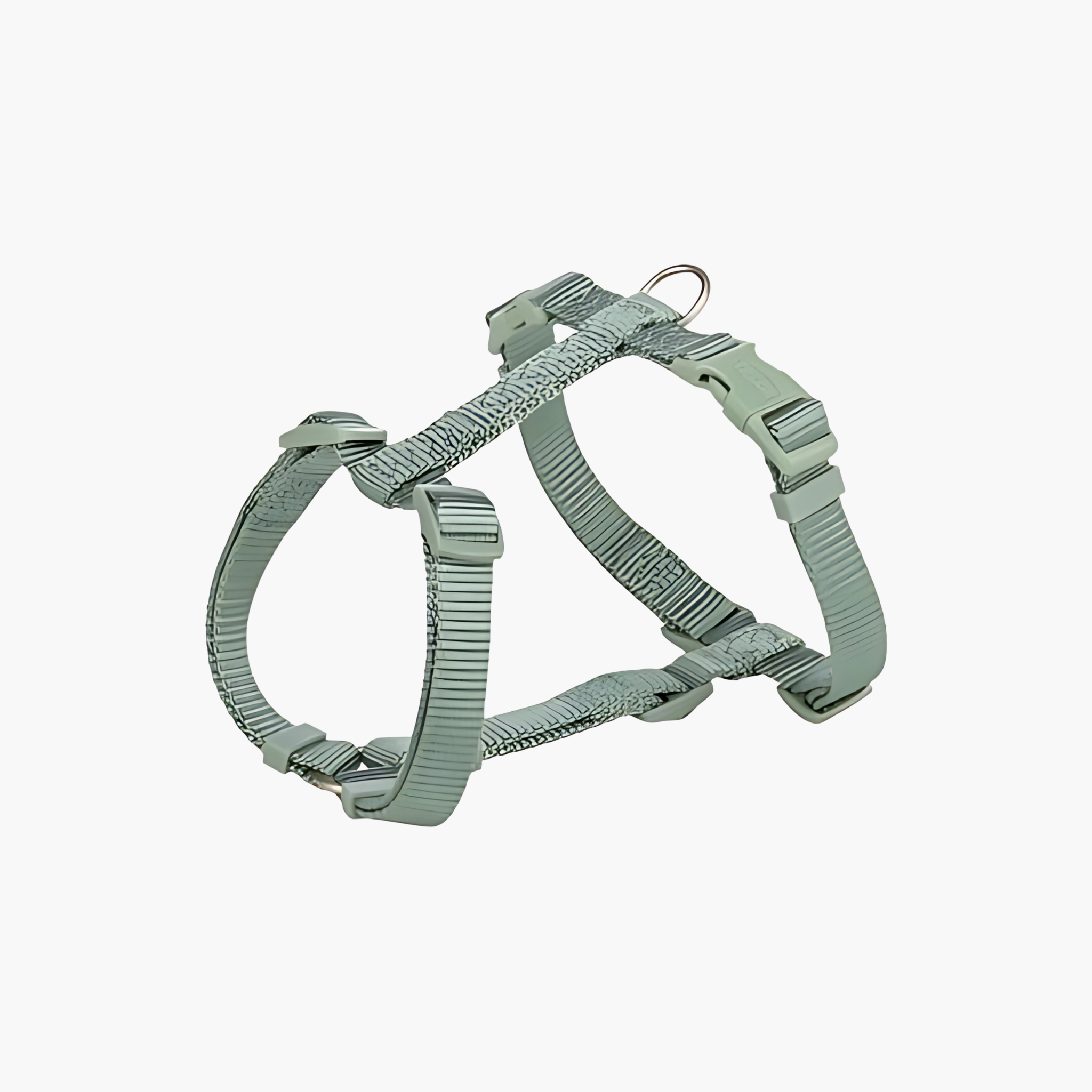 Trixie Premium H-tuig voor honden in salie groen – verstelbaar en comfortabel hondentuig