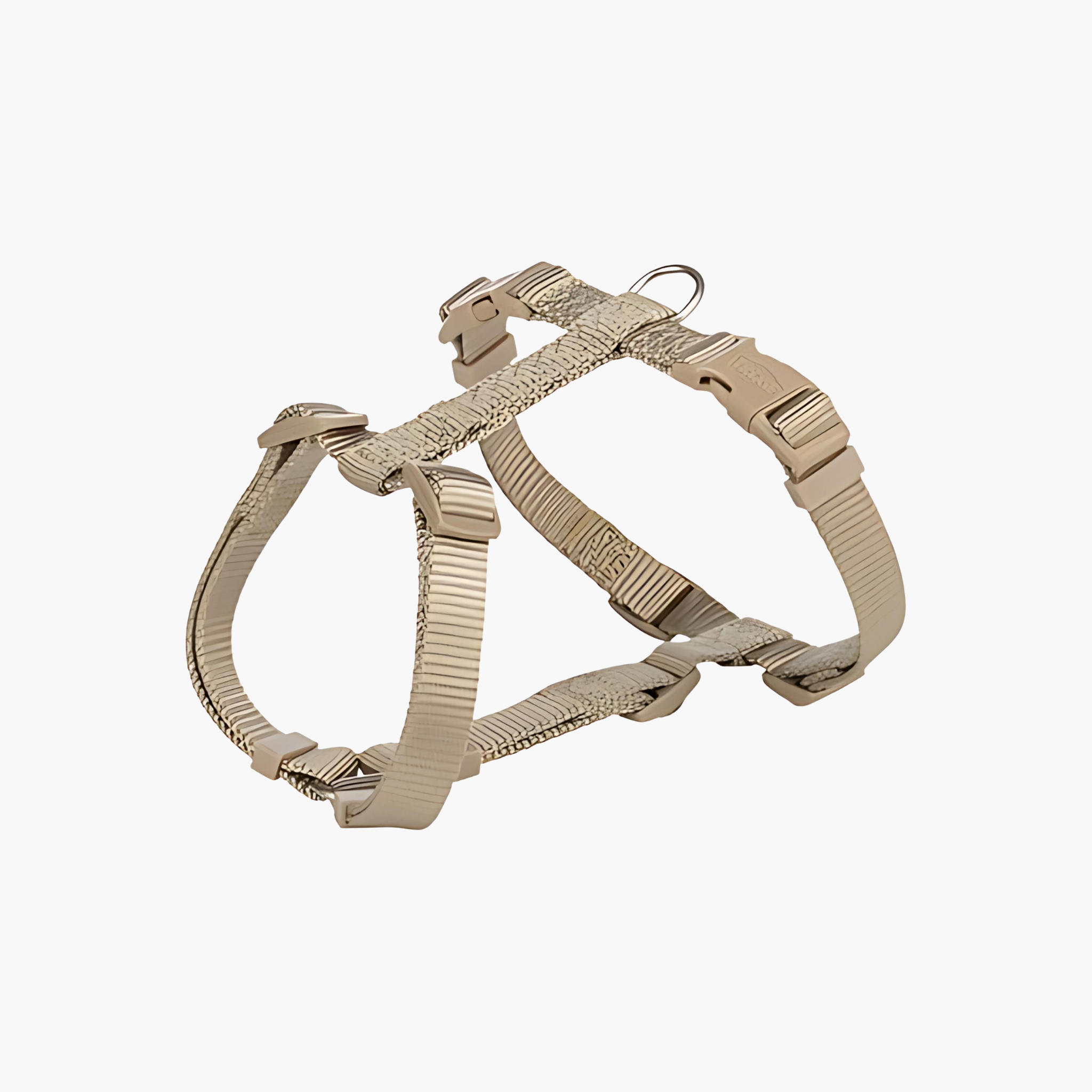 Trixie Premium H-tuig voor honden in zand taupe – verstelbaar en comfortabel hondentuig